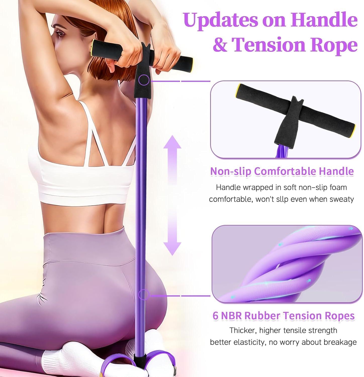 Full Body Pedal Puller Workout Bands – Men & Women