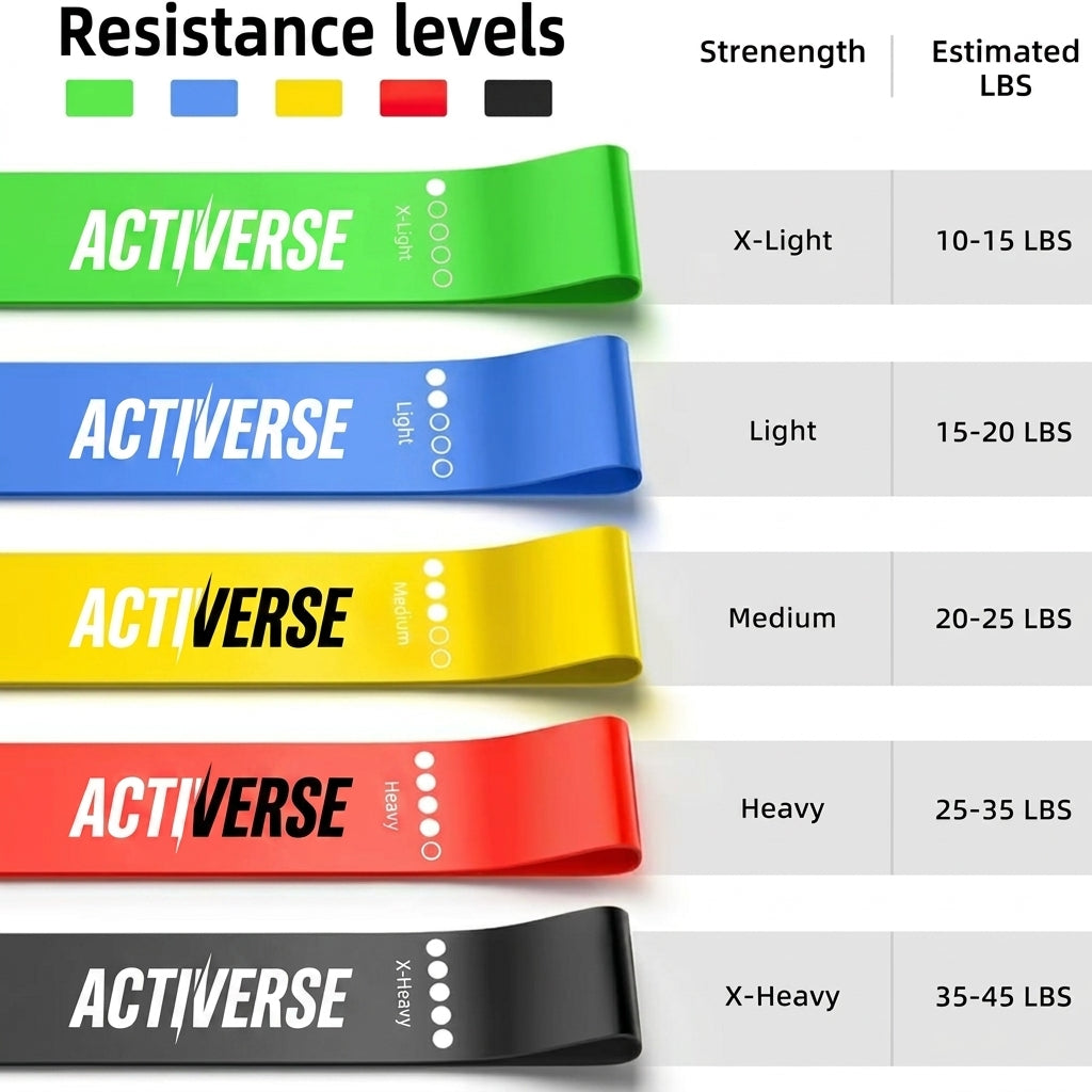Activerse Home Workout Combo | Push-Up Board, Resistance Bands & FREE Shaker