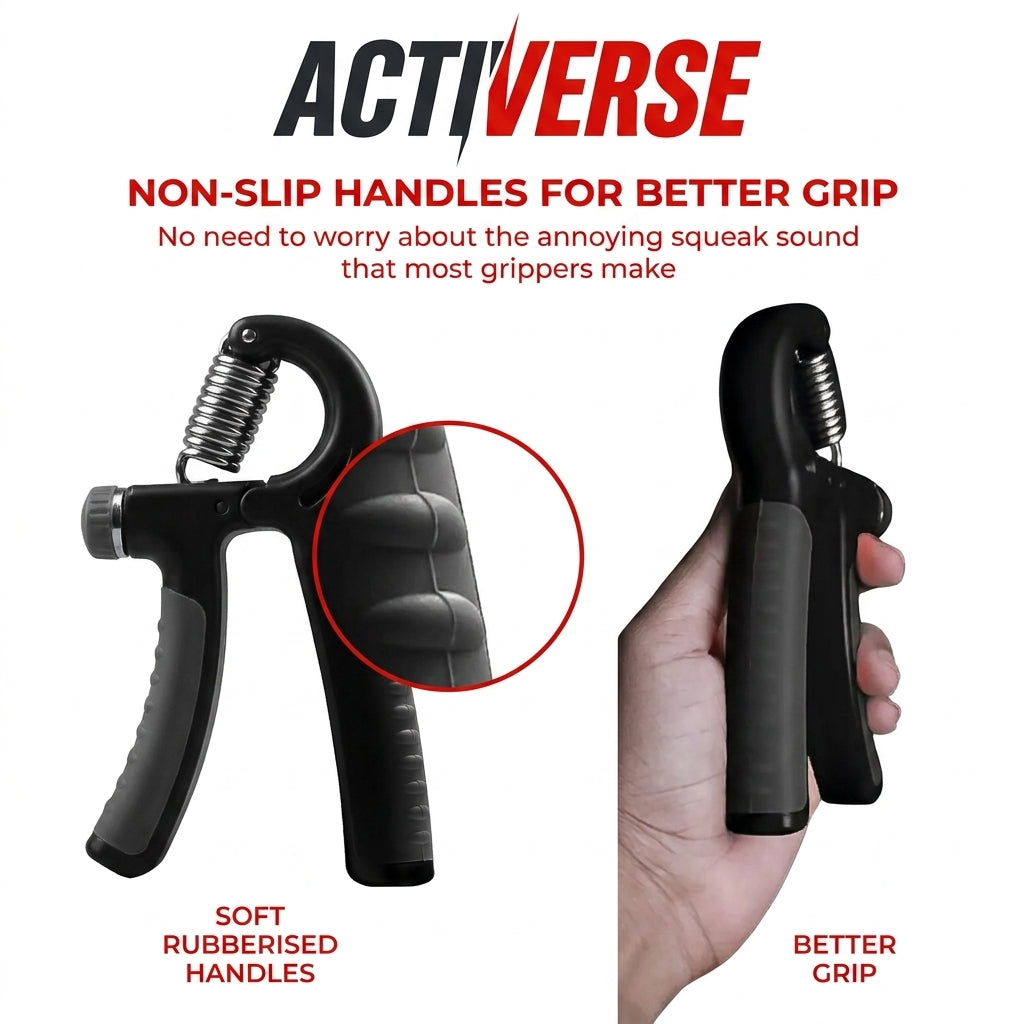 Adjustable Hand Grip Strengthener with Counter | Wrist & Forearm Trainer