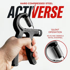 Adjustable Hand Grip Strengthener with Counter | Wrist & Forearm Trainer