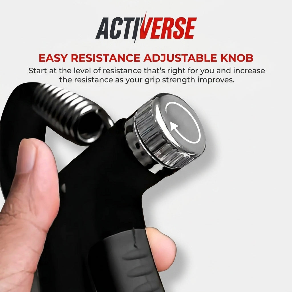 Adjustable Hand Grip Strengthener with Counter | Wrist & Forearm Trainer