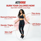 Speed Jump Rope for Weight Loss & Cardio | Adjustable Skipping Rope | Activerse