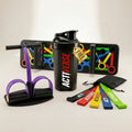 Activerse Home Workout Combo | Push-Up Board, Resistance Bands & FREE Shaker