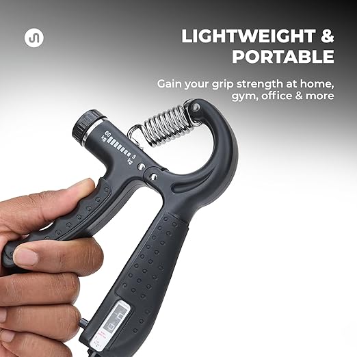 Multicolor Adjustable Hand Grip With Counter For Exercise